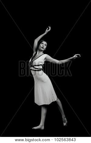 beautiful young women posing in studio