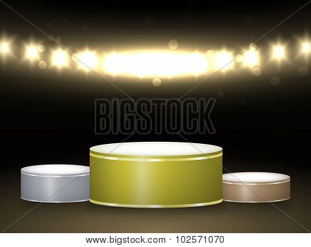 Winners Podium