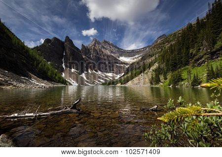 Sunny Day At Lake Agnes