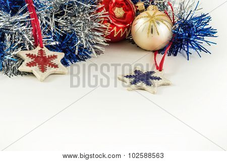 New Year Celebration Design Concept On White Background.