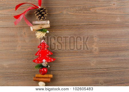 pretty decoration for christmas. symbolic photo for a merry and peaceful christmas.
