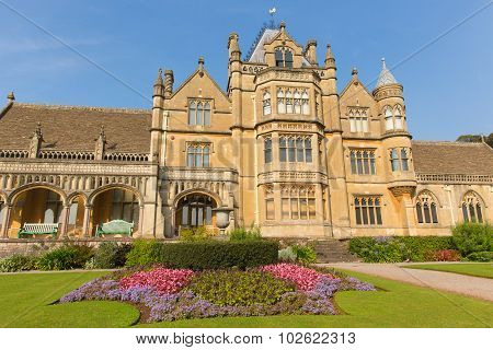 Tyntesfield House near Bristol Somerset England UK a tourist attraction beautiful flower gardens