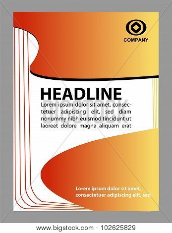 elegant business brochure flyer design