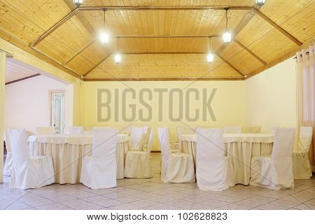 Interior of a cafe