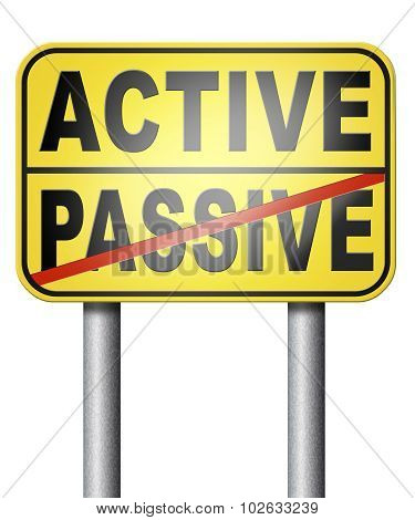 Active Or Passive