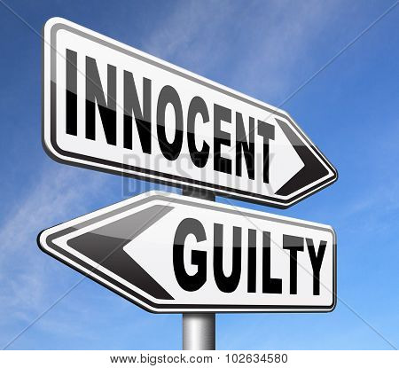 Innocent Or Guilty