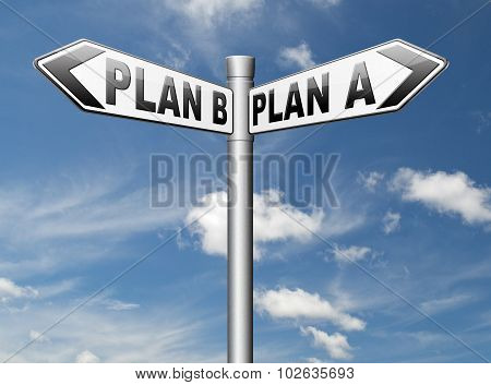 Plan A Or B Alternative Options