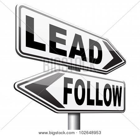 Follow Or Lead