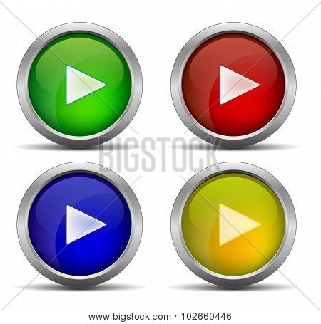vector web button