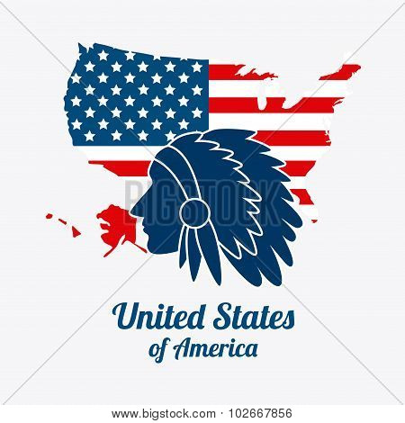 United states patriotism design.