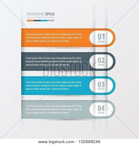 Rounded, Modern Infographics Banner.