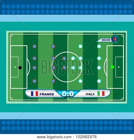 Football Playfield Top View