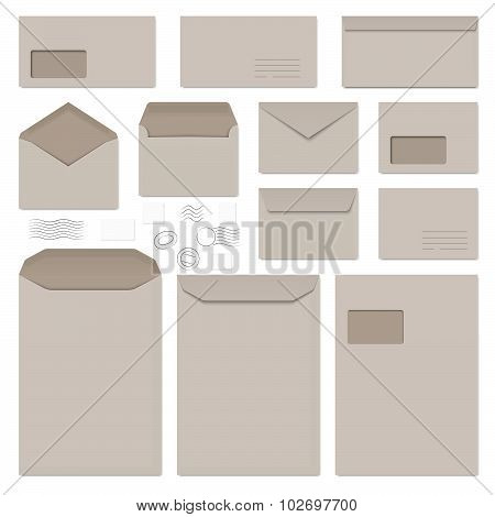 Envelopes And Postage Stamps