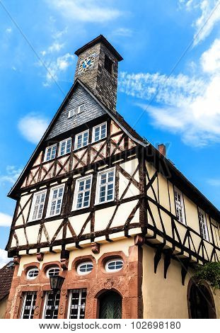 Historic Old Town Hall in Ortenberg, Germany