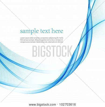 wave line abstract. Vector illustration
