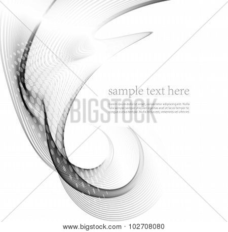 wave line abstract. Vector illustration