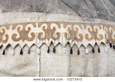 Tyk filt Jurt Closeup