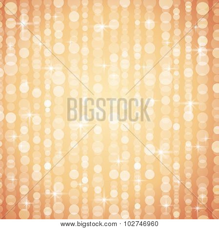 Golden Brightnes Illustration Suitable For Christmas Or Disco Backround