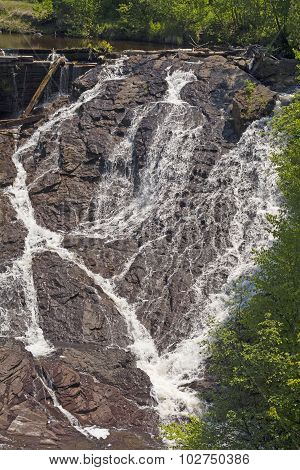 Picturesque Falls In The Sun