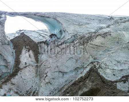 Glacier Detail In Iceland