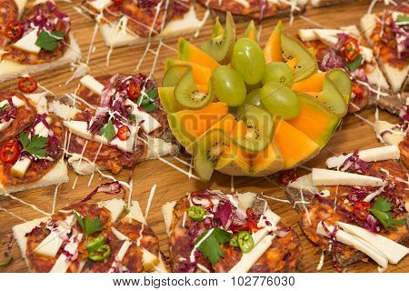 Delicious Indigenous Croatian spicy sausage called Kulen is typical for the eastern part of Croatia