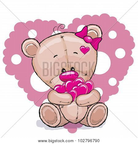 Bear With Hearts
