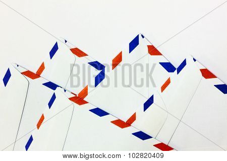 Envelope On White Background.