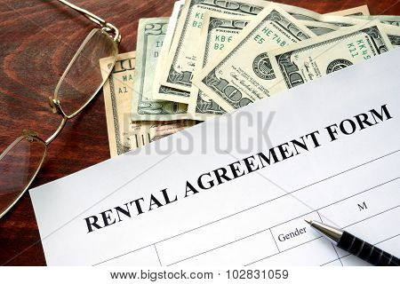 Rental agreement form