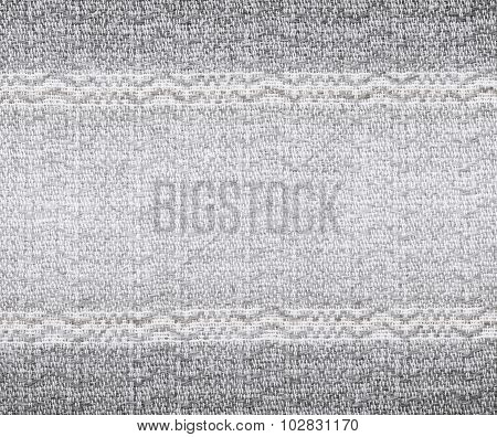 Background Linen Fabric With A Pattern Of Weaving