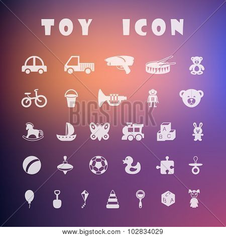 Toys Icon Set
