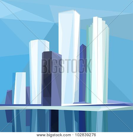 Polygonal city