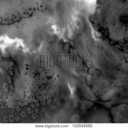 Monochrome Black Painted Texture