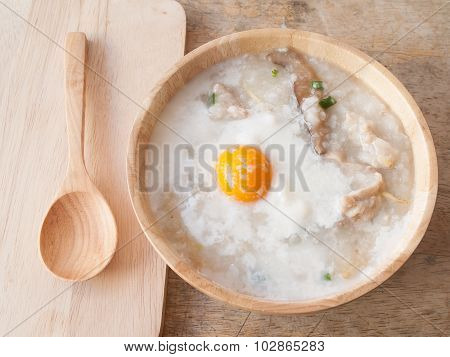 Rice Porridge For Breakfast