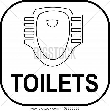 toilets sign
