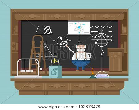 Lecture by professor