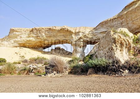 Stoned Sand Formation at Dry Lake