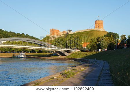 Gediminas Hill And Neris River