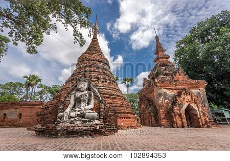 Ruins of the Yedanasini Pagoda near Mandalay