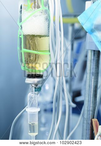 Drip With Intravenous Drug