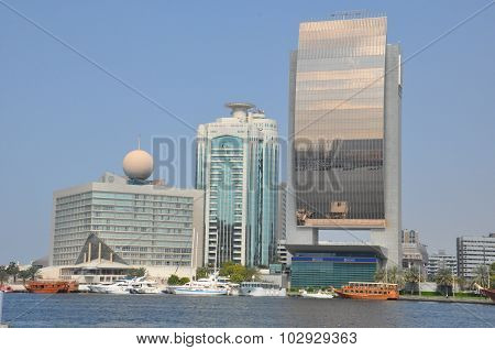 Dubai Creek in Dubai, UAE