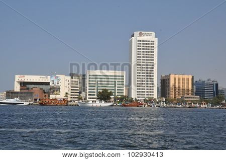 Dubai Creek in Dubai, UAE