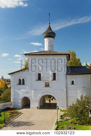 Annunciation Gate Church in Monastery of Saint Euthymius in Suzdal, Russia