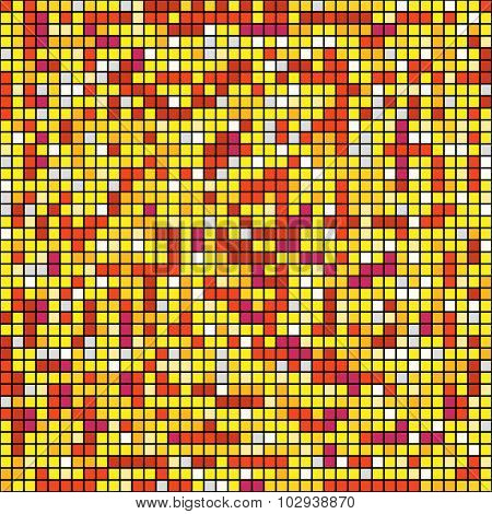 Abstract background of mosaic elements. Seamless pattern