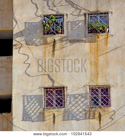 Window In Morocco Africa And Old Construction Wal Brick Historical