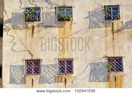 Window In Morocco Africa And Old Construction Wal Brick Historical