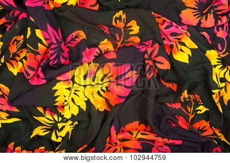 Abstract Background Made Of Cloth.