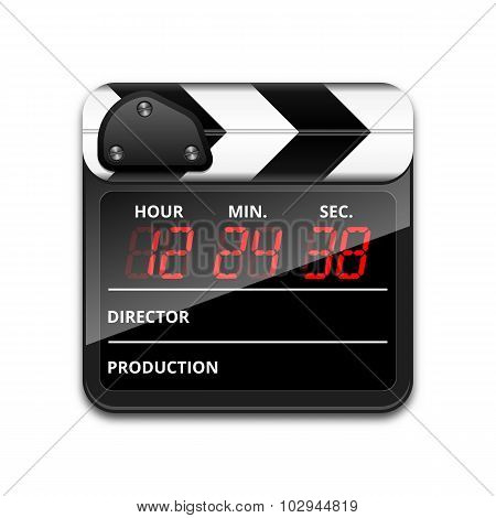 Vector Clap Board Icon