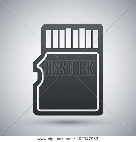 Vector Micro Sd Card Icon