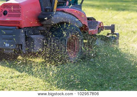 Riding Lawn Equipment With Operator