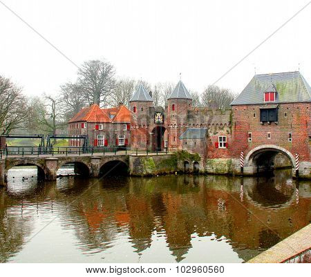Koppelpoort in Amersfoort. Netherlands
